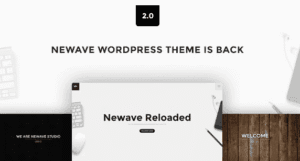 Newave - WordPress Responsive One Page Parallax