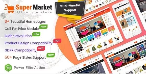 SuperMarket - Multi-purpose Responsive OpenCart 3 Theme (3+ Mobile Layouts Ready) 1 SuperMarket - Multi-purpose Responsive OpenCart 3 Theme (3+ Mobile Layouts Ready)