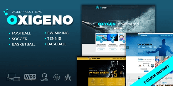 Oxigeno – Sports Club & Team WordPress Theme 1 Oxigeno – Sports Club & Team WordPress Theme