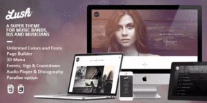 Lush - Music Band & Musician WordPress Theme