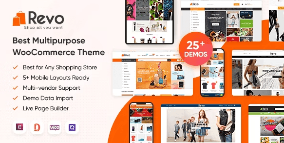 Revo - Multipurpose Elementor WooCommerce WordPress Theme (25+ Homepages & 5+ Mobile Layouts) 1 Revo - Multipurpose Elementor WooCommerce WordPress Theme (25+ Homepages & 5+ Mobile Layouts)