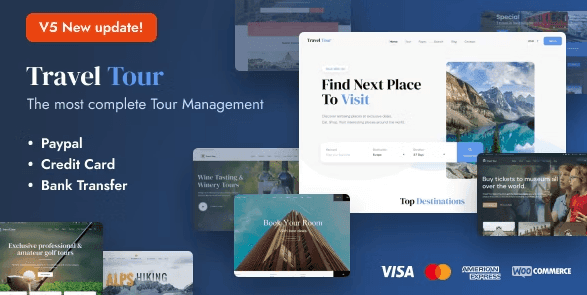 Travel Tour - Travel Booking WordPress 1 Travel Tour - Travel Booking WordPress
