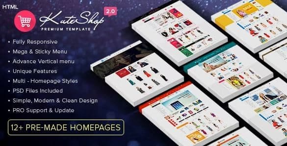 KuteShop - Multi-Purpose Ecommerce HTML Template 1 KuteShop - Multi-Purpose Ecommerce HTML Template