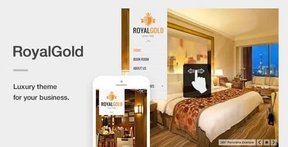 RoyalGold - A Luxury & Responsive Hotel or Resort Theme For WordPress 1 RoyalGold - A Luxury & Responsive Hotel or Resort Theme For WordPress
