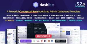 DashLite - Bootstrap Responsive Admin Dashboard Template