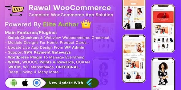 Rawal - Ionic Woocommerce & Flutter Woocommerce Full Mobile Application Solution with Setting Plugin 1 Rawal - Ionic Woocommerce & Flutter Woocommerce Full Mobile Application Solution with Setting Plugin