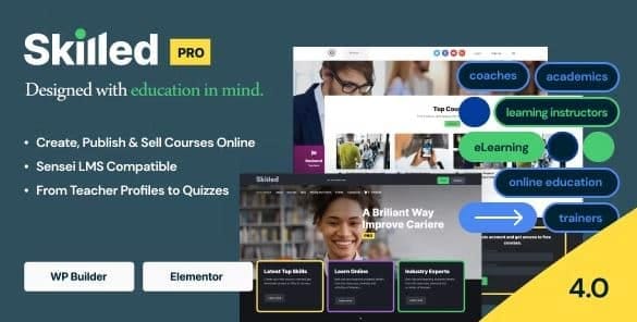 Skilled | School Education Courses WordPress Theme 1 Skilled | School Education Courses WordPress Theme