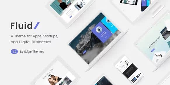 Fluid - Startup and App Landing Page Theme 1 Fluid - Startup and App Landing Page Theme