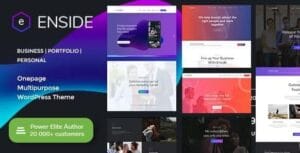 Enside - Multipurpose Onepage Landing Page WordPress Theme