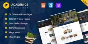Academics - Education HTML Template