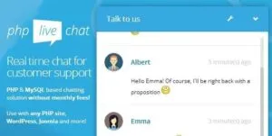PHP Live Support Chat