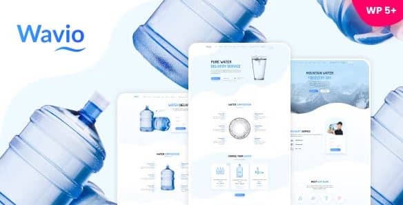 Wavio - Water Delivery & Aqua Filters WordPress Theme 1 Wavio - Water Delivery & Aqua Filters WordPress Theme