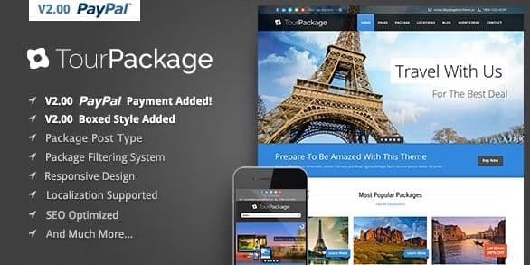 Tour Package - Wordpress Travel/Tour Theme 1 Tour Package - Wordpress Travel/Tour Theme