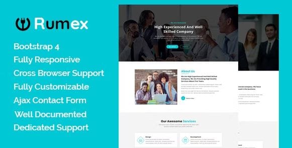 Rumex - Corporate and Business One Page HTML5 Template 1 Rumex - Corporate and Business One Page HTML5 Template