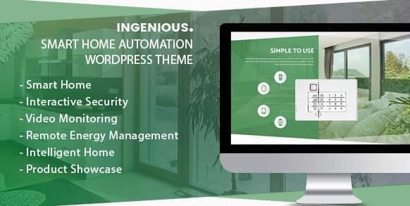 Ingenious - Smart Home Automation WordPress Theme 1 Ingenious - Smart Home Automation WordPress Theme
