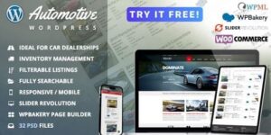 Automotive Car Dealership Business WordPress Theme