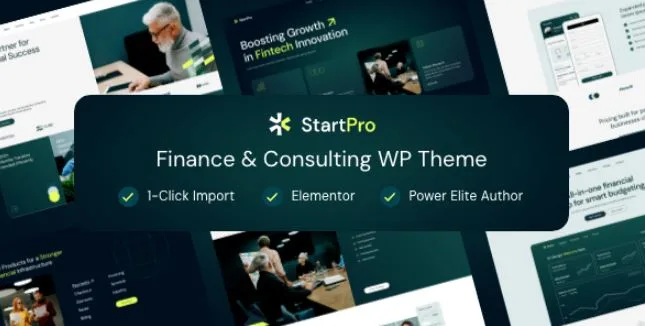 StartPro - Finance and Consulting WordPress Theme 1 StartPro - Finance and Consulting WordPress Theme