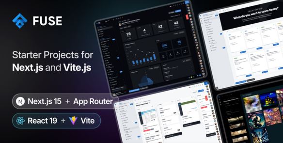 Fuse React - NextJS & Vite Admin Dashboard Template 1 Fuse React - NextJS & Vite Admin Dashboard Template