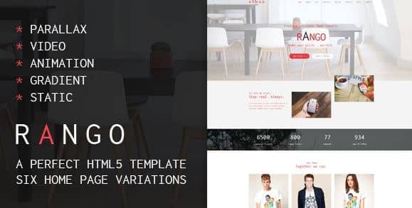 Rango Web Agency - Multipurpose HTML5 Template 1 Rango Web Agency - Multipurpose HTML5 Template