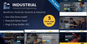 Industrial - Industry and Engineering WordPress Theme