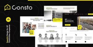 Consto | Industrial Construction Company Theme