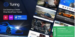 Tuning - Car Detailing & Dealer Shop WordPress theme