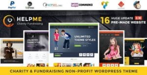HelpMe - Nonprofit Charity WordPress Theme