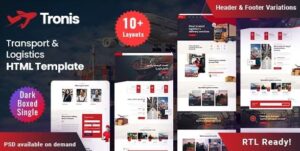 Tronis - Transport & Logistics HTML