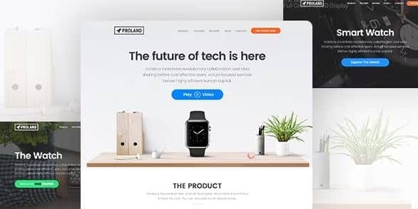 Single Product Landing Page WordPress Theme - Proland 1 Single Product Landing Page WordPress Theme - Proland