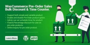 WooCommerce Pre-Order Sales, Bulk Discount & Time Counter