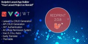 Redprint Laravel 6 App Builder CRUD Generator Plus