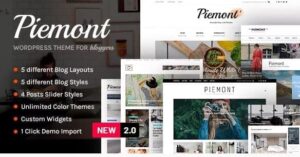Piemont - Premium Travel & Lifestyle Responsive WordPress Blog Theme