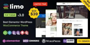 Limo WP - Elementor Multi-purpose WooCommerce Theme