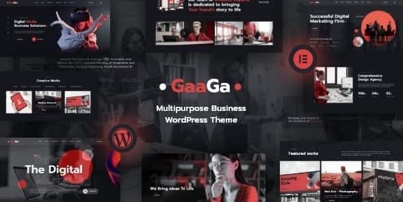 Gaaga - Creative Agency Theme 1 Gaaga - Creative Agency Theme