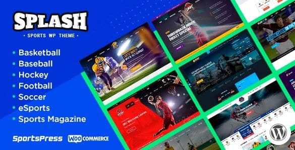 Splash - Sport Club WordPress Theme for Basketball, Football, Hockey 1 Splash - Sport Club WordPress Theme for Basketball, Football, Hockey