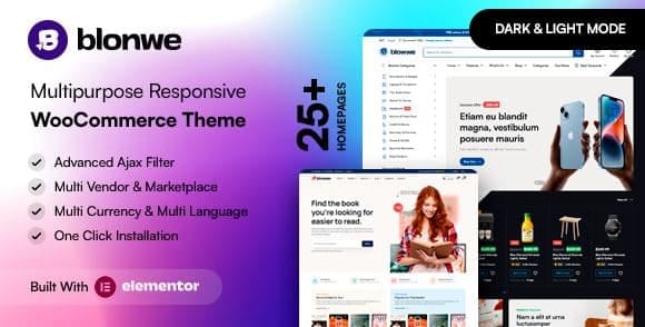 Blonwe - Multipurpose WooCommerce Theme 1 Blonwe - Multipurpose WooCommerce Theme