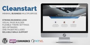 Corporate Business WordPress Theme - Cleanstart