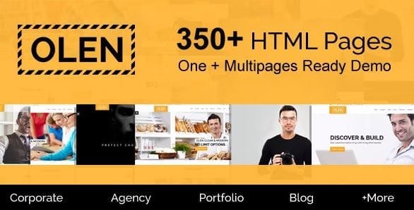 OLEN - Multipurpose Responsive Corporate HTML5 Template 1 OLEN - Multipurpose Responsive Corporate HTML5 Template