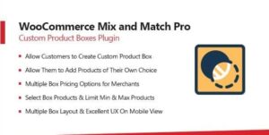 WooCommerce Mix & Match - Custom Product Boxes Bundles