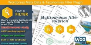 MDTF - Wordpress Meta Data & Taxonomies Filter
