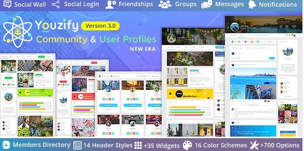 Youzify - BuddyPress Community & WordPress User Profile Plugin 1 Youzify - BuddyPress Community & WordPress User Profile Plugin