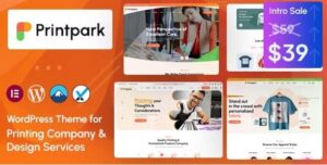PrintPark - Printing Company & Design Services WordPress Theme