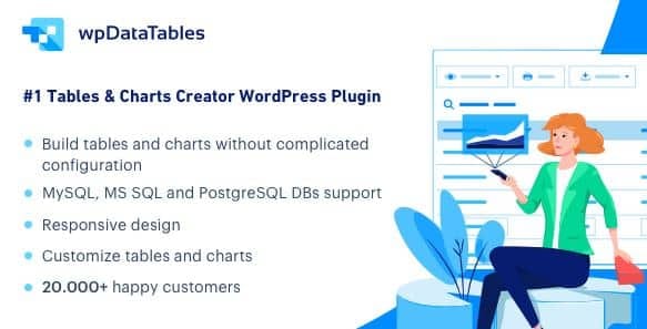 wpDataTables - Tables and Charts Manager for WordPress 1 wpDataTables - Tables and Charts Manager for WordPress