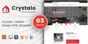 Crystalo - Interior Design HTML Template
