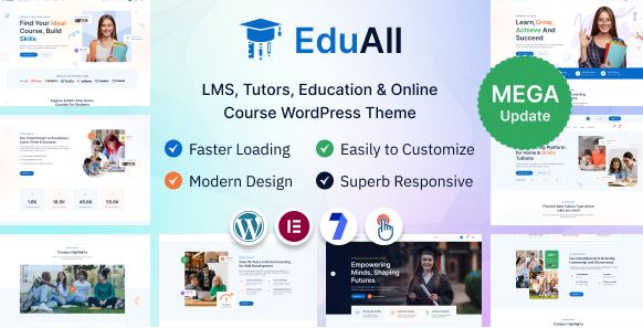 EduAll - Education LMS Tutors & Course WordPress 1 EduAll - Education LMS Tutors & Course WordPress