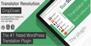 Ajax Translator Revolution DropDown WP Plugin