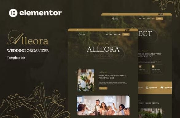 Alleora - Wedding Organizer Elementor Template Kit 1 Alleora - Wedding Organizer Elementor Template Kit