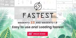 Fastest - Multipurpose Responsive Magento 2 and 1 Fashion Theme