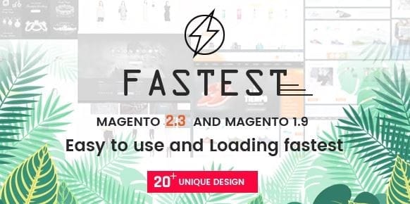 Fastest - Multipurpose Responsive Magento 2 and 1 Fashion Theme 1 Fastest - Multipurpose Responsive Magento 2 and 1 Fashion Theme