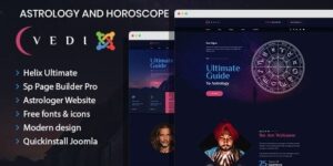 Vedi - Astrology and Horoscope Joomla Template | Astrologer